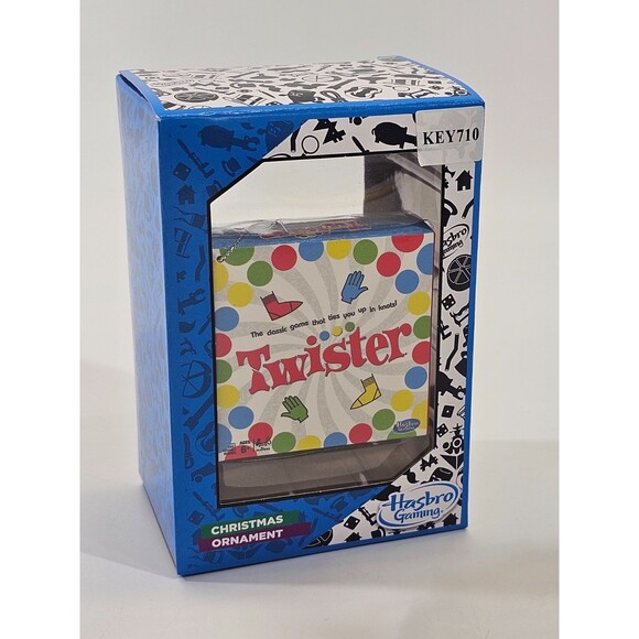 ALK Kurt S Adler Christmas Tree Ornament Hasbro Games Twister Board Game NWT NEW - Picture 1 of 5